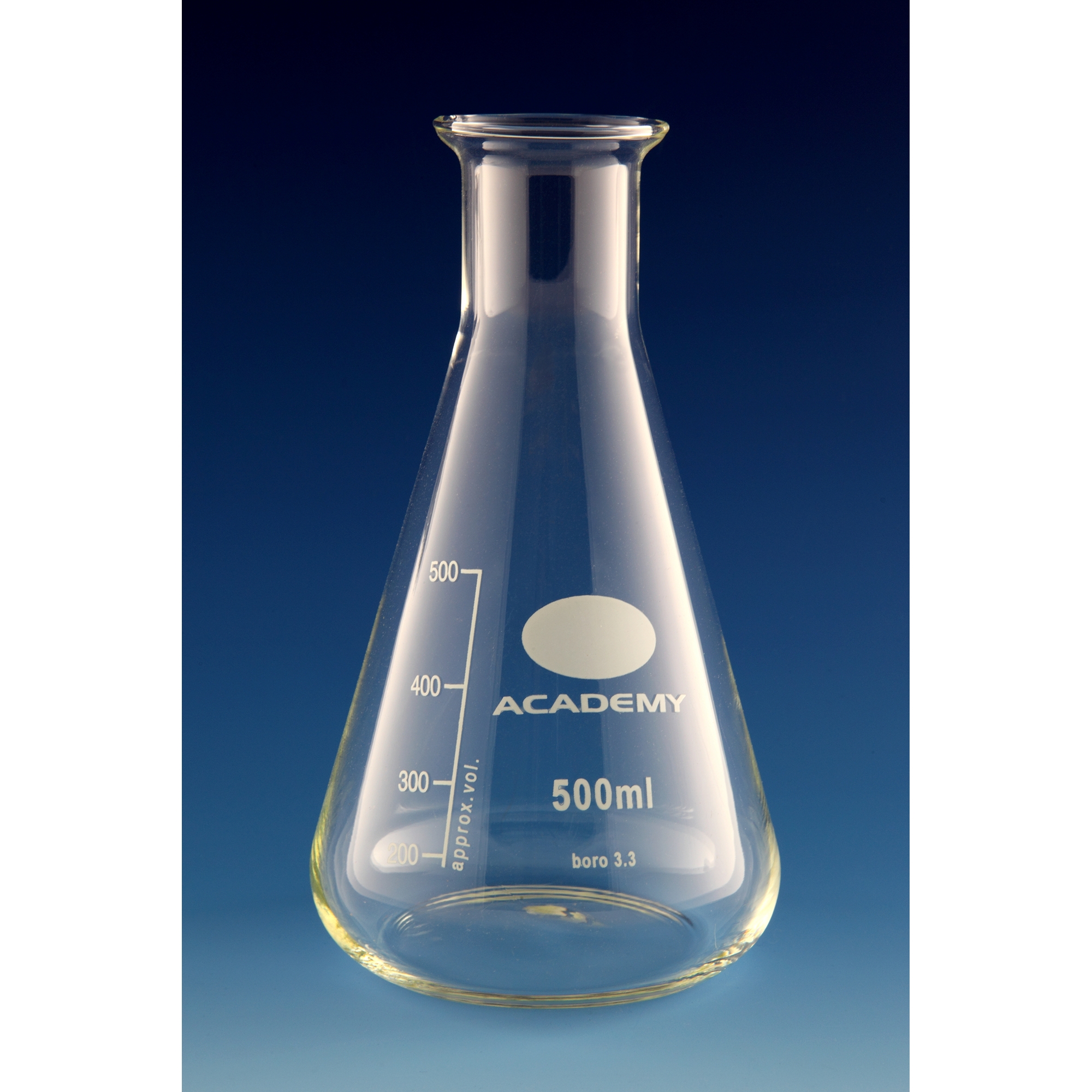 Academy Narrow Mouth Conical Flasks 500ml